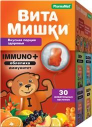 Кидс формула витамишки immuno+ пастилки жевательные №30 (PHARMACHIM HOLDING EAD/ SOPHARMA AD)
