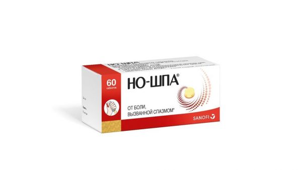 Но-шпа 40мг таблетки №60 дозатор (Chinoin pharmaceutical and chemical works co.)