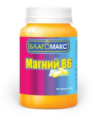 Благомакс магний + витамин b6 капс. №90 (ВИС ООО)