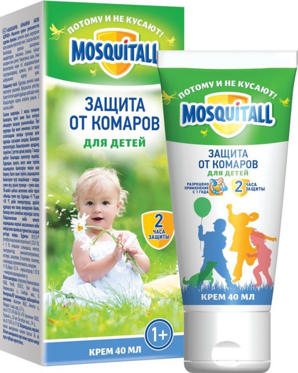 Москитол крем нежная защита для детей от комаров 30мл
