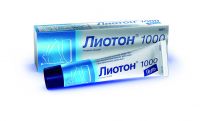 Лиотон 1000 100г гель для наружного применения. №1 туба (MENARINI LABORATORIOS S.A.)