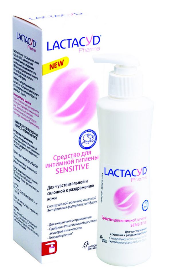 Лактацид фарма средство для интимной гигиены 250мл д/чув.кожи