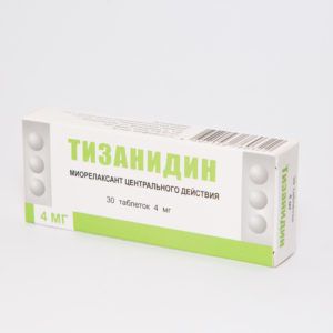 Тизанидин 4мг таблетки №30