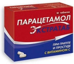 Парацетамол экстратаб 500мг+150мг таблетки №10
