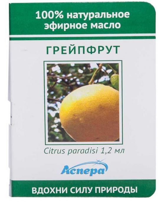 Аспера масло грейпфрута эфирное 1,2мл