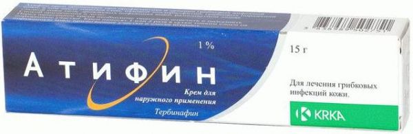 Атифин 1% 15г крем для наружного применения. №1 туба