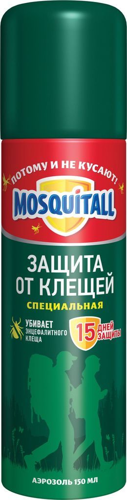 Москитол аэрозоль защита для детей от клещей и комаров 150мл