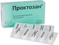 Проктозан суппозитории ректальные №10 (STADA ARZNEIMITTEL AG/ AMCAPHARM PHARMACEUTICAL GMBH)