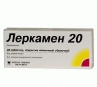 Леркамен 20мг таблетки покрытые плёночной оболочкой №28 (BERLIN-CHEMIE AG/ MENARINI GROUP AG)