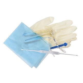 Набор гинекологический стерильный тип 0 пеленка+перчатки +ложка