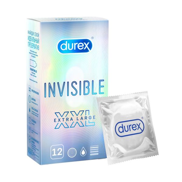 Презерватив durex №12 invisible xxl