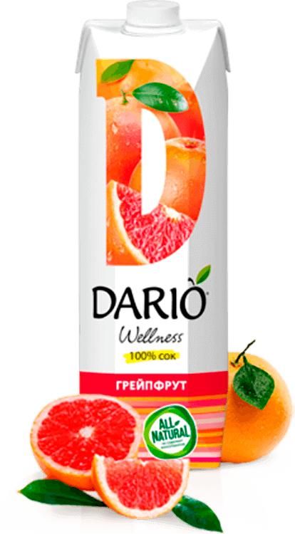 Дарио велнес нектар 0,95л грейпфрут