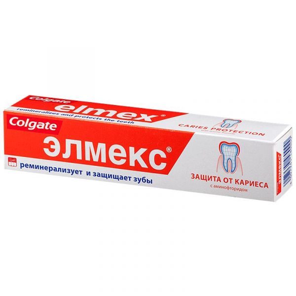 Колгейт зубная паста элмекс защита от кариеса 75 мл