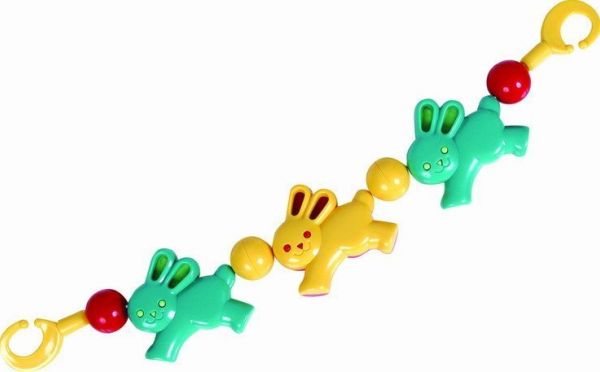Курносики игрушка-подвеска на коляску зайчата 21002