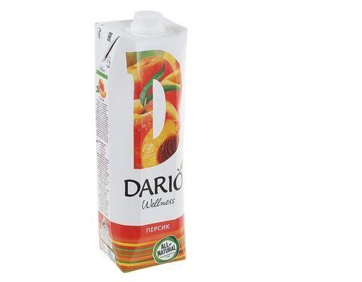 Дарио велнес нектар 0,95л персиковый