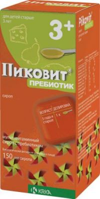 Пиковит пребиотик 150мл сироп №1 фл. (KRKA D.D.)