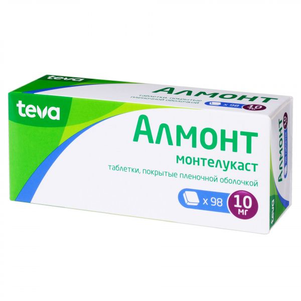 Алмонт 10мг таблетки жевательные №98 (Actavis ltd.)