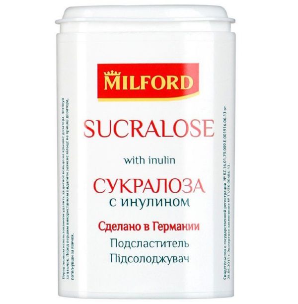 Заменитель сахара milford 370 таб. сукралоза с инулином