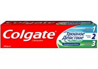 Колгейт зубная паста тройное действие 1-2-3 100мл натуральн. мята (COLGATE-PALMOLIVE [GUANGZHOU] CO. LTD.)