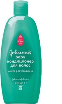Джонсонс бэби кондиционер для волос легкое расчесывание 300мл (JOHNSON & JOHNSON)