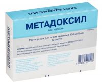 Метадоксил 300мг/ 5мл раствор для инъекцийв/в.,в/м. №10 ампулы (DOPPEL FARMACEUTICI S.R.L.)