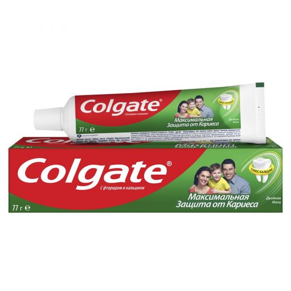 Колгейт зубная паста максимальная защита от кариеса 50мл двойная мята