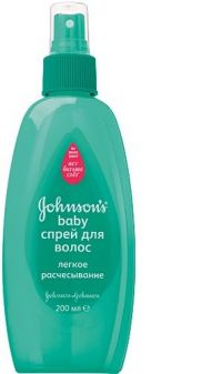Джонсонс бэби спрей для волос легкое расчесывание 200мл (JOHNSON & JOHNSON S.P.A.)