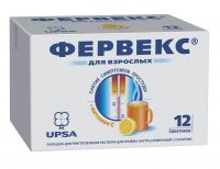 Фервекс порошок для приготовления раствора д/пр.внутр. №12 пакетики без сахара лимон (UPSA SAS)