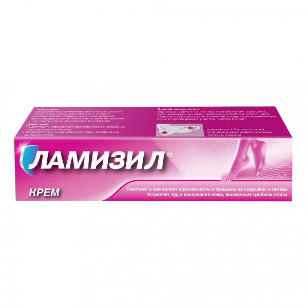 Ламизил 1% 30г крем для наружного применения. №1 туба (Novartis consumer health s.a.)