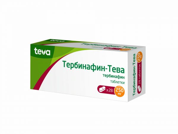 Тербинафин-тева 250мг таблетки №28