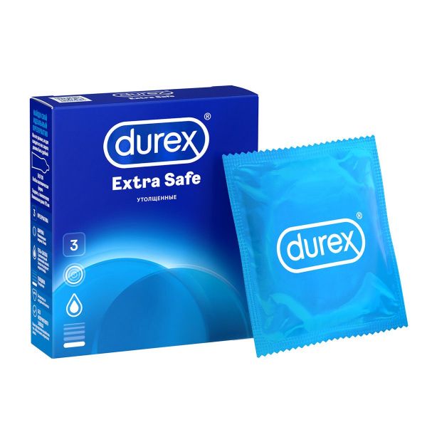 Презерватив durex №3 extra safe