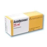 Анафранил 25мг таблетки покрытые плёночной оболочкой №30 (Novartis pharma ag)
