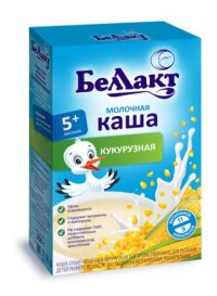 Беллакт каша молочная 200г /250г кукуруза (БЕЛЛАКТ ОАО)