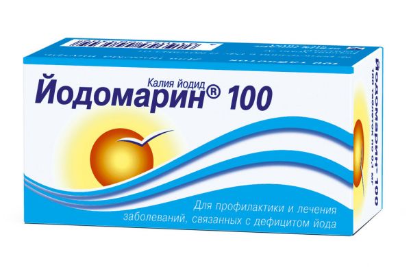Йодомарин 100мкг таблетки №100