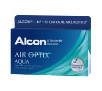 Линза контактная air optix aqua №6 r8.6 -1,25 (ALCON)