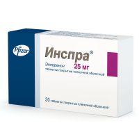 Инспра 25мг таблетки покрытые плёночной оболочкой №30 (PFIZER PGM/ NEOLPHARMA INC.)