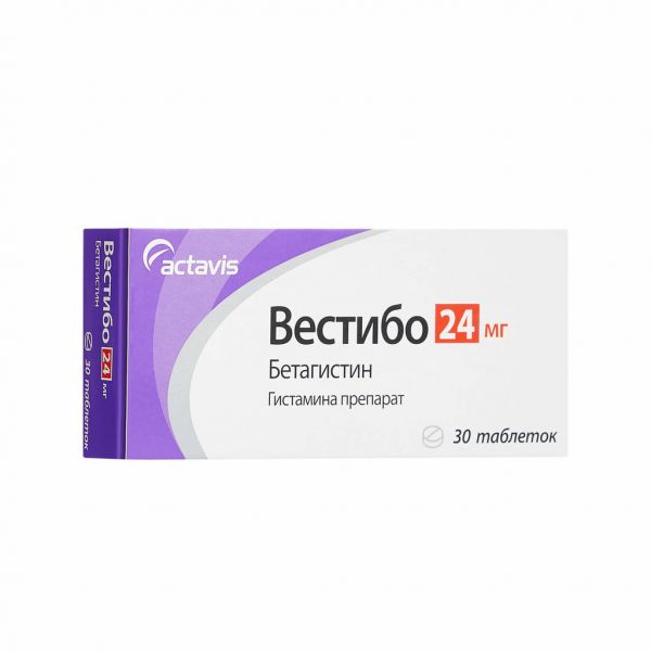 Вестибо 24мг таб. №30 (Pharma-med inc.)