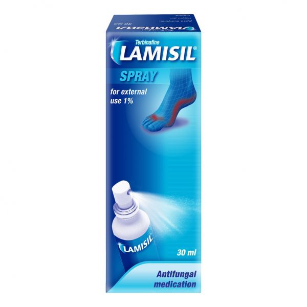 Ламизил 1% 30мл спрей для наружного применения. №1 флакон-распылитель (Delpharm uning s.a.s.)
