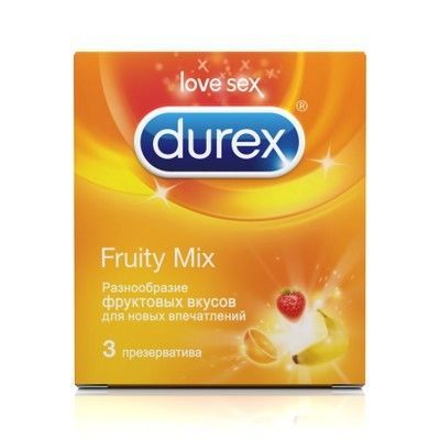 Презерватив durex №3 fruity mix (Ssl international plc.)