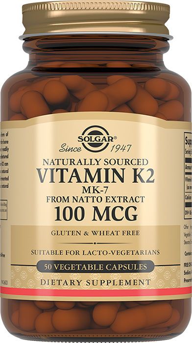 Солгар натуральный витамин к2 капс. №50