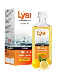 Лиси омега-3 рыбий жир 240мл лимон (LYSI HF)