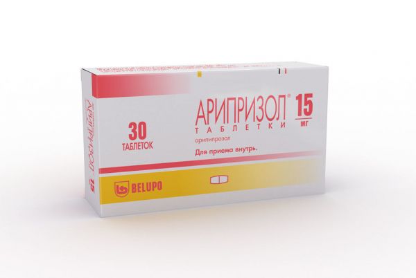 Арипризол 15мг таблетки №30