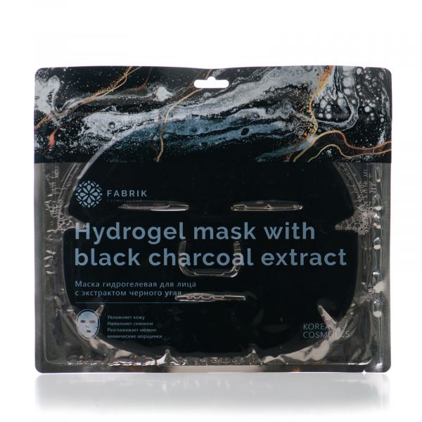 Фабрик косметолоджи маска для лица гидрогелевая 75г экстракт черного угля