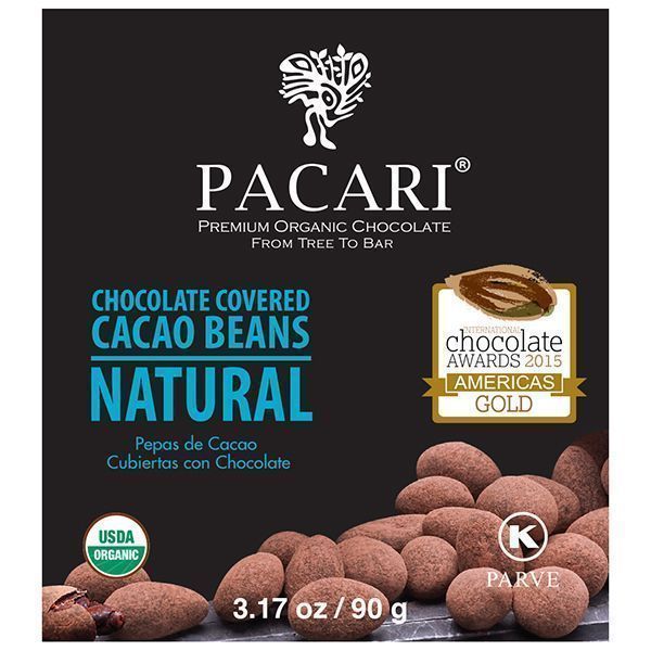 Какао бобы 90г в органич. шоколаде pacari