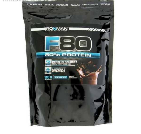 Айронмен протеин f-80 500г шоколад