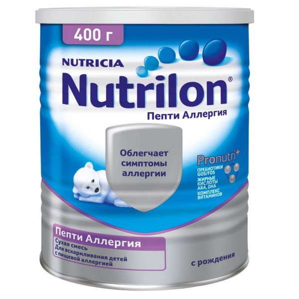 Нутрилон молочная смесь пепти аллергия 400г