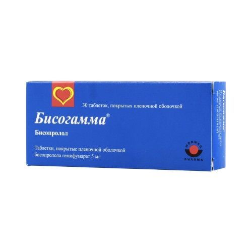 Бисогамма 5мг таб.п/об.пл. №30 (Worwag pharma gmbh & co. kg)