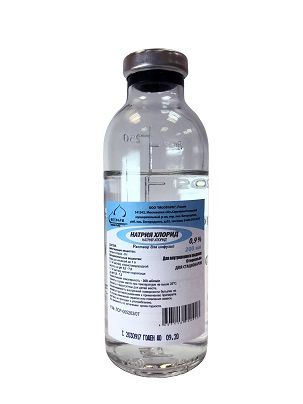 Натрия хлорид 0,9% 200мл р-р д/инф. №28 фл.