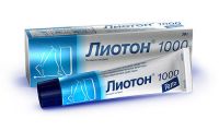 Лиотон 1000 30г гель для наружного применения. №1 туба (MENARINI-VON HEYDEN GMBH)