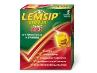 Лемсип макс 4.8г порошок для приготовления раствора д/пр.внутр. №5 пакетики лимон (RECKITT BENCKISER HEALTHCARE LIMITED)